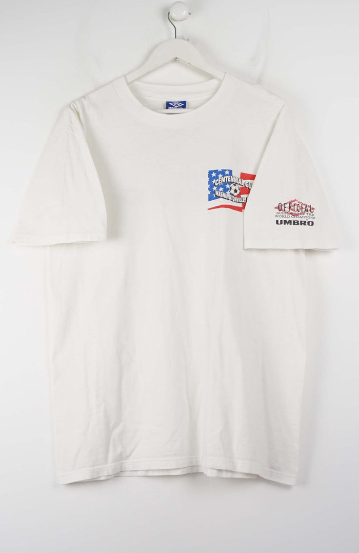 VINTAGE UMBRO CENTENNIAL CUP T-SHIRT (L)
