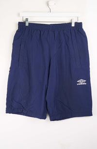 VINTAGE UMBRO TRACK PANT SHORTS (M)