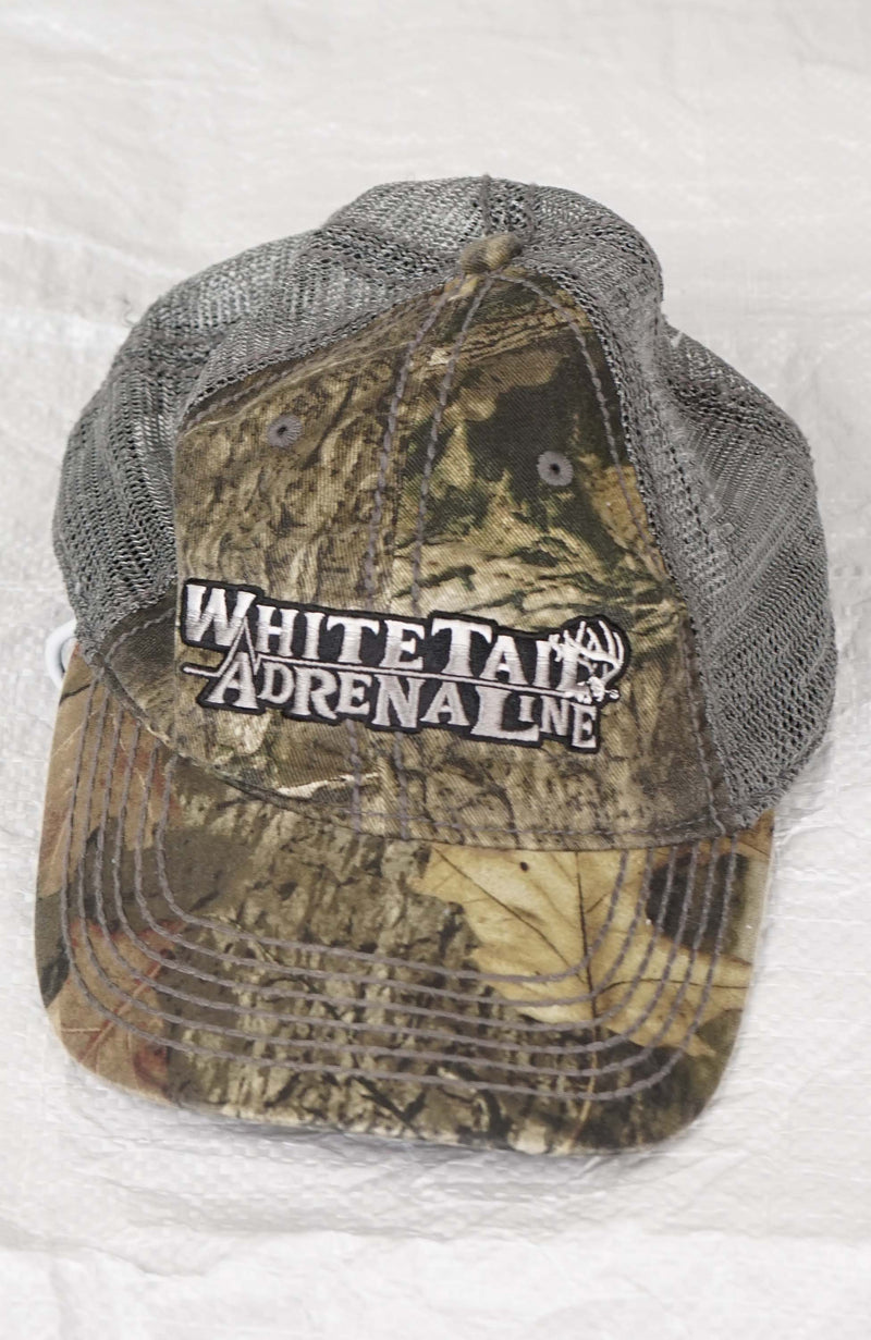 VINTAGE WHITETAIL ADRENALINE REAL TREE HAT
