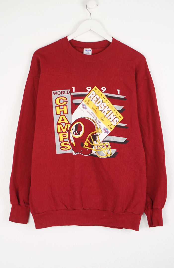 VINTAGE WASHINGTON WORLD CHAMPS 1991 SWEATER (M)