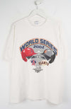 VINTAGE WORLD SERIES ANGELS VS GIANTS 2002 T-SHIRT (XL)