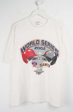 VINTAGE WORLD SERIES ANGELS VS GIANTS 2002 T-SHIRT (XL)