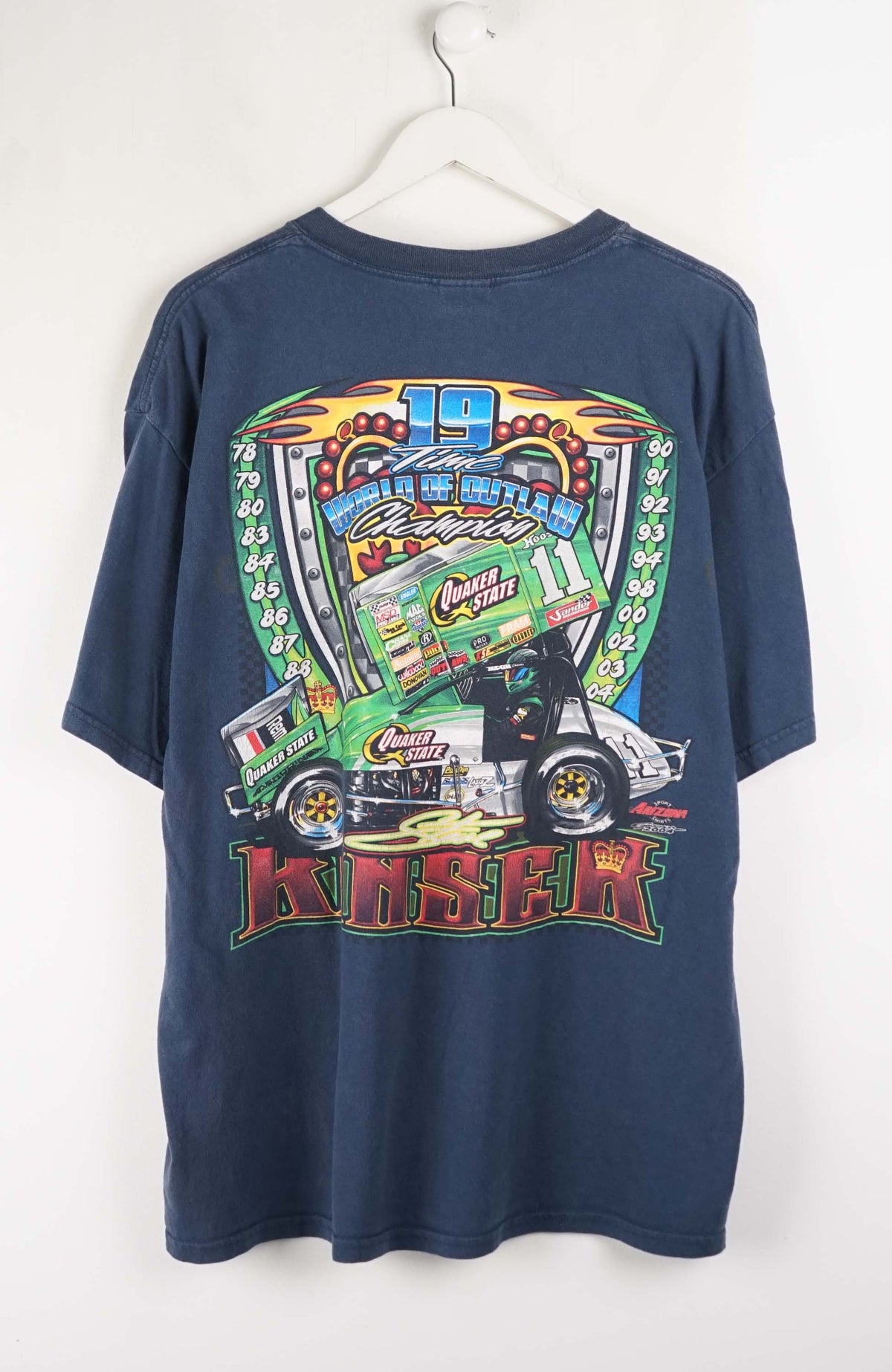 VINTAGE WORLD OF OUTLAWS T-SHIRT (XL)