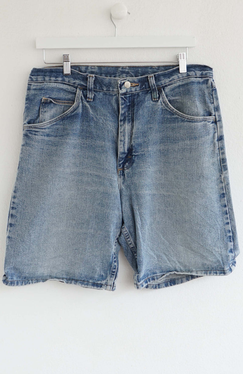 VINTAGE WRANGLER JORTS W34