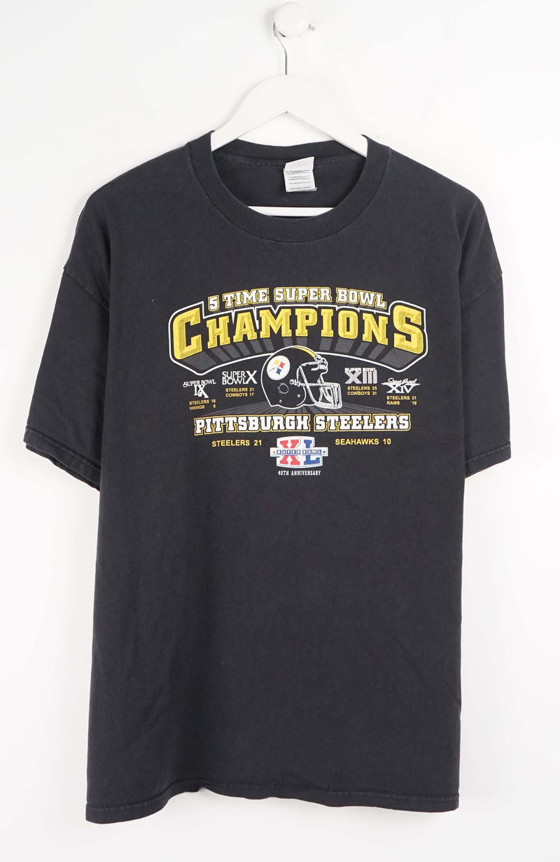 VINTAGE SUPER BOWL PITTSBURGH STEELERS T-SHIRT (XL)