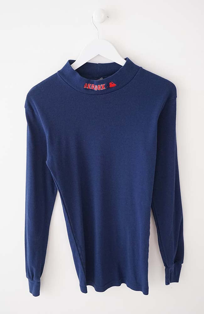 VINTAGE MBL RED SOX TURTLENECK T-SHIRT (S)