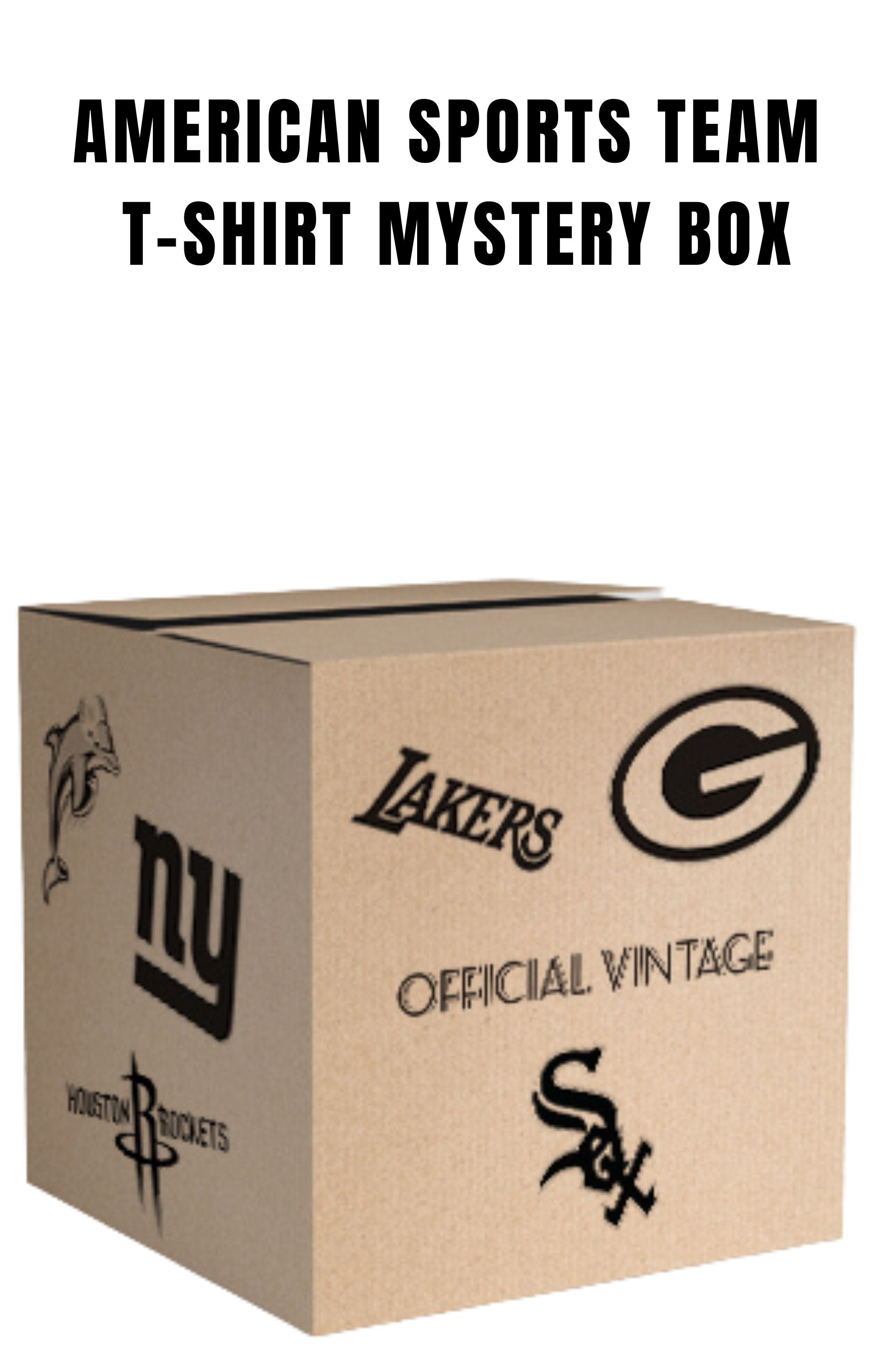 NBA, NFL, MLB, and NHL T-shirt Mystery Box