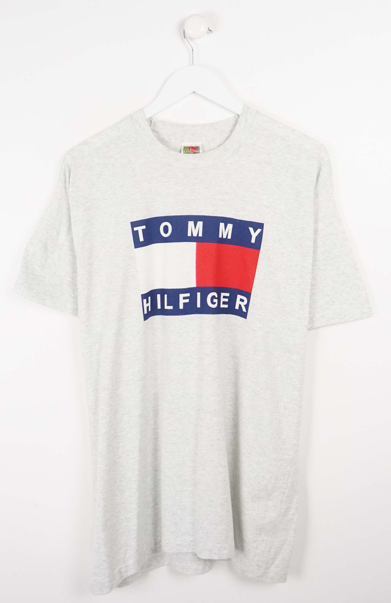 VINTAGE TOMMY HILFIGER T-SHIRT (L) 90'S BOOTLEG