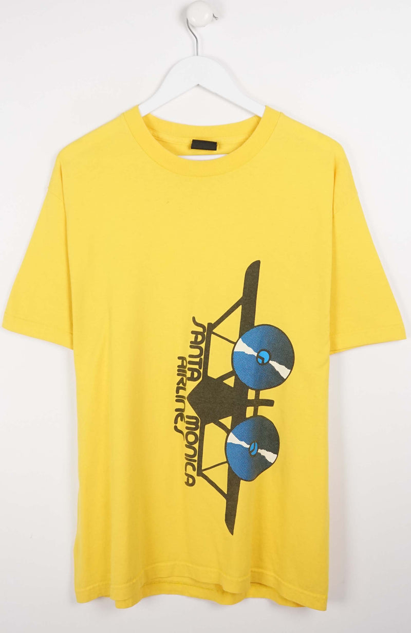 VINTAGE SANTA MONICA AIRLINES T-SHIRT (L)