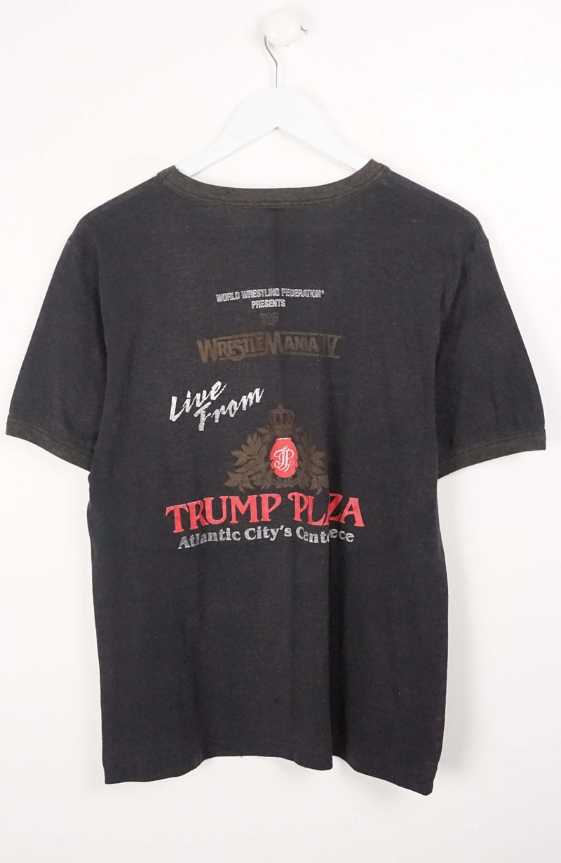 VINTAGE WWF WRESTLE MANIA T-SHIRT (M) 1988